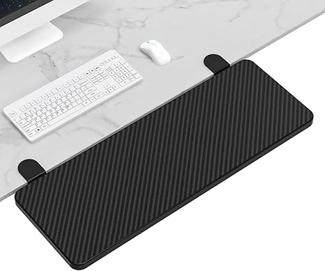 OUGIC Ergonomic Desk Extension Tray, 75X24Cm, Clamp without Punch, Keyboard Drawer Tray, Computer Armrest Table Stand