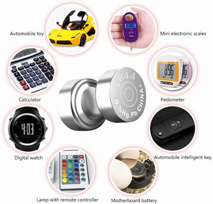 30 Count - LR44 AG13 357 SR44 A76 303 Battery 1.5V Button Coin Cell Batteries