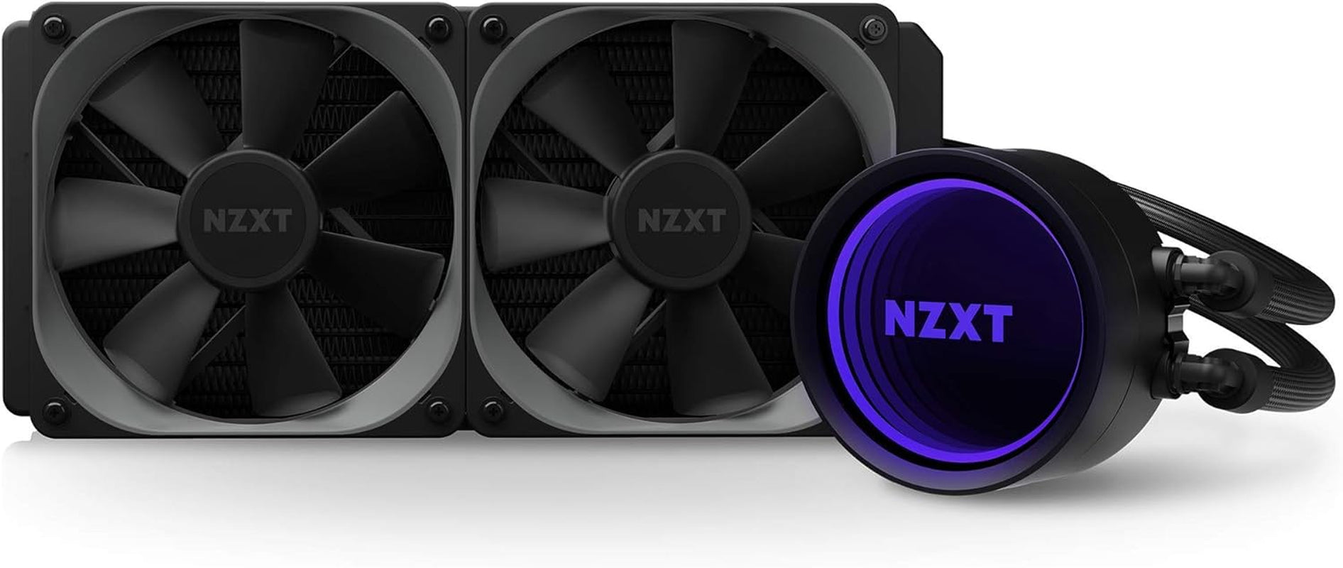 Kraken X53 Black - All-In-One RGB CPU Liquid Cooler - Infinity Mirror Design - Powered by CAM